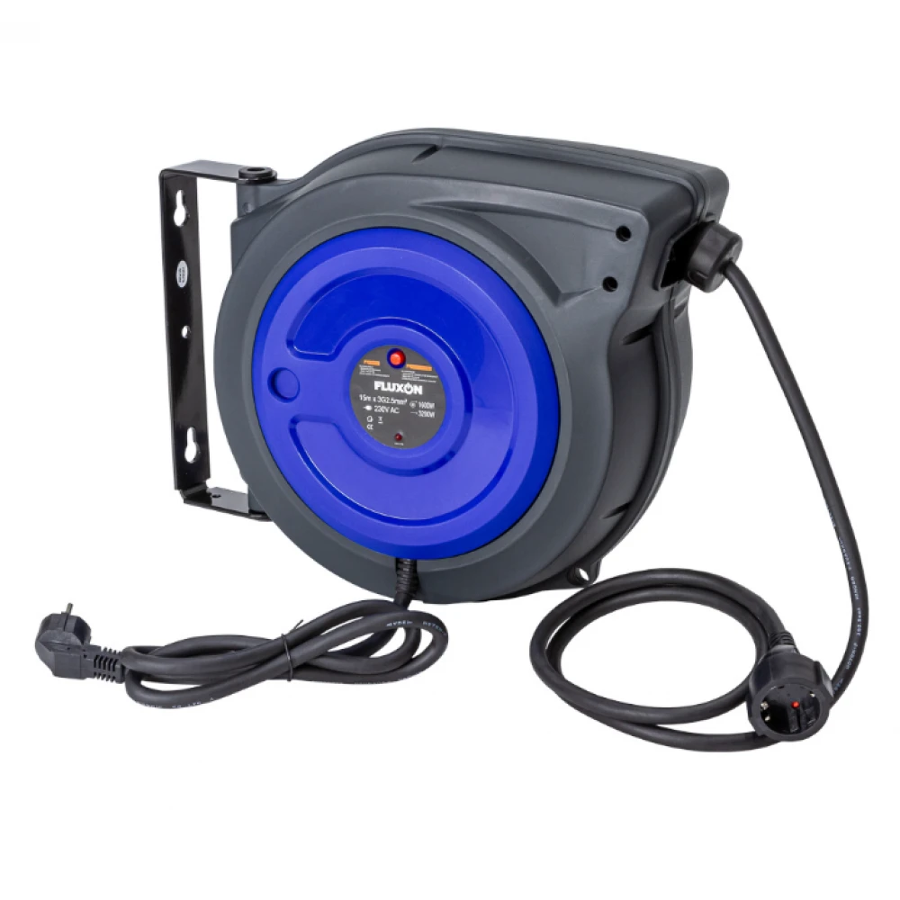 Макара за захранващ кабел, автоматична, 230V, 15 м 3x2,5 мм2 - CR15V230