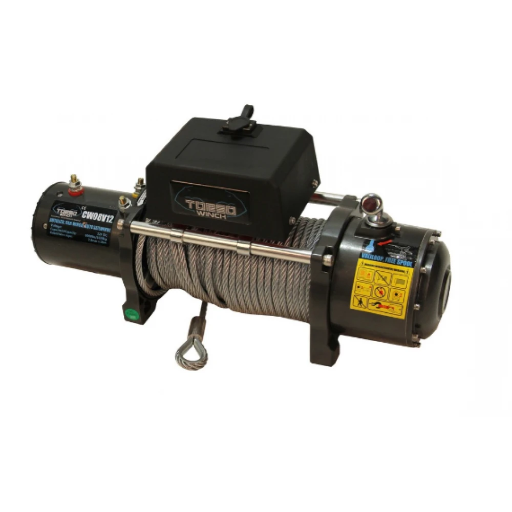 Електрическа лебедка 12V, за товар до 3629 кг. - CW08V12