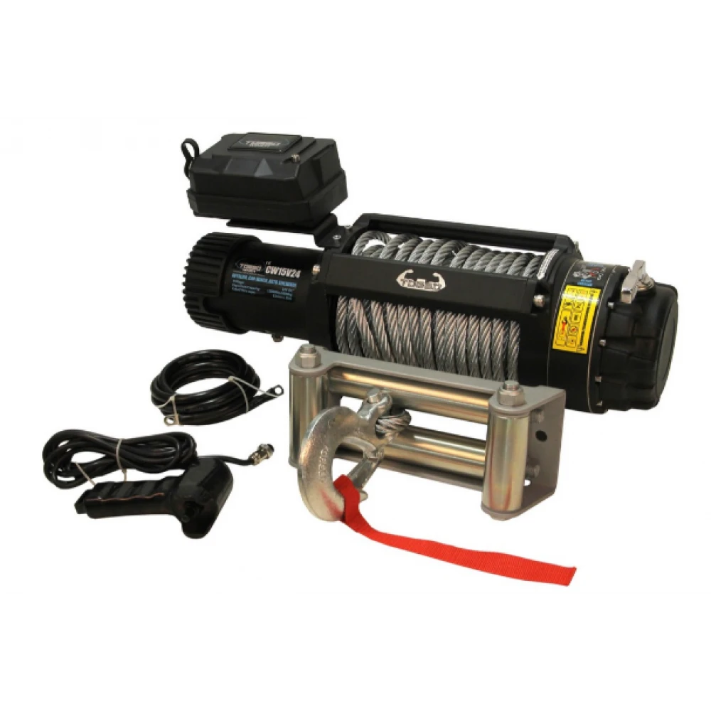 Електрическа лебедка 24V, за товар до 6804 кг. - CW15V24