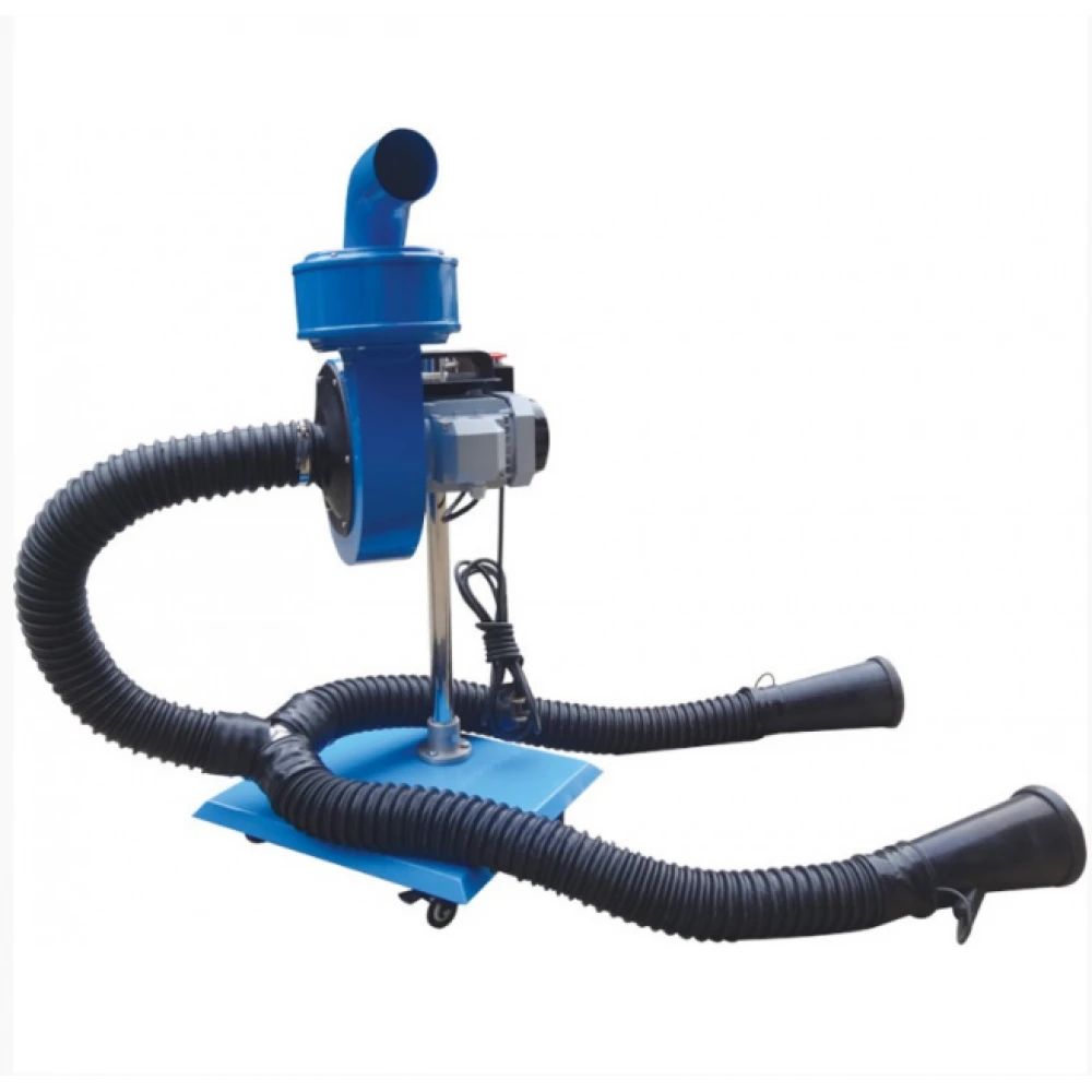 Мобилен двоен димоотвод 3 м 0.55kW fi 75 мм 380 V - Castex ECAS-302-75