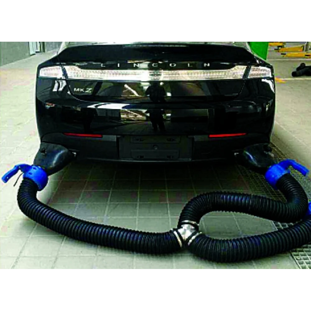 Мобилен двоен димоотвод 3 м 0.55kW fi 75 мм 380 V - Castex ECAS-302-75