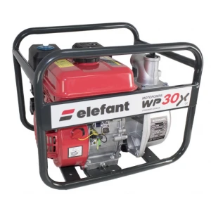 Elephant WP30X Моторна помпа, 6,5 к.с., 2 цола, 30 куб. м/ч, 4-тактов бензинов двигател, макс. 28 метра