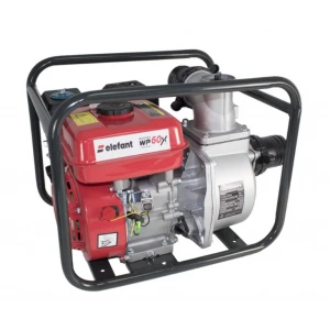 Elephant WP60X Моторна помпа, 6,5 к.с., 3 инча, 60 куб. м / ч, 4-тактов бензинов двигател, макс. 30 метра