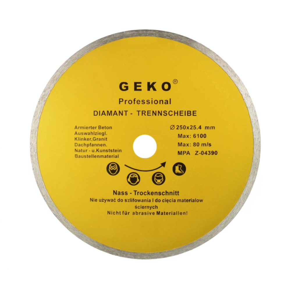 Диамантен диск за рязане на гранитогрес, 250x8x25.4 мм - G00248