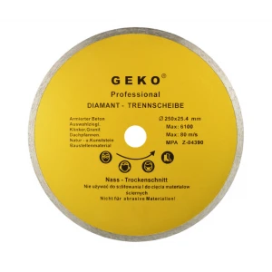 Диамантен диск за рязане на гранитогрес, 250x8x25.4 мм - G00248
