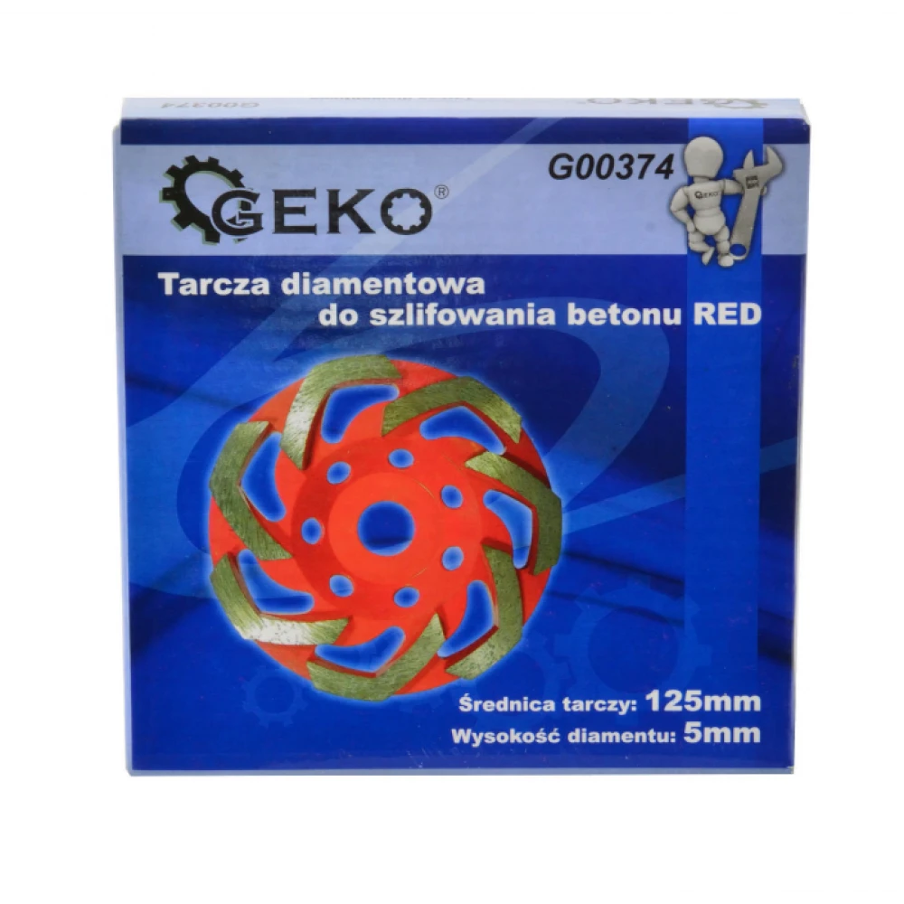 Диамантен диск за шлайфане на бетон, 125 х 5 мм - G00374