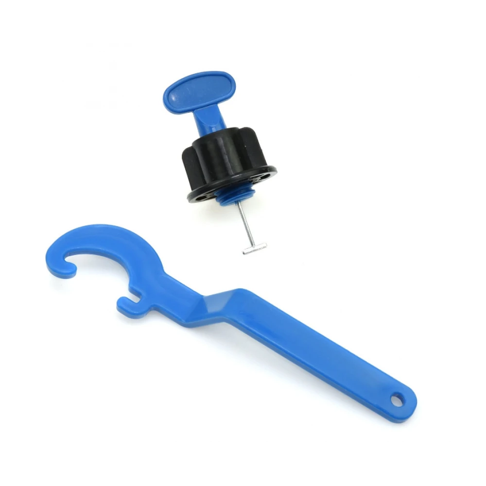 Система за нивелиране на плочки - 50 бр. щипки + ключ GEKO G00394