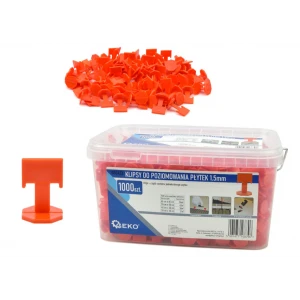 Щипки за нивелиране на плочки 1.5 мм 1000 броя GEKO G00433