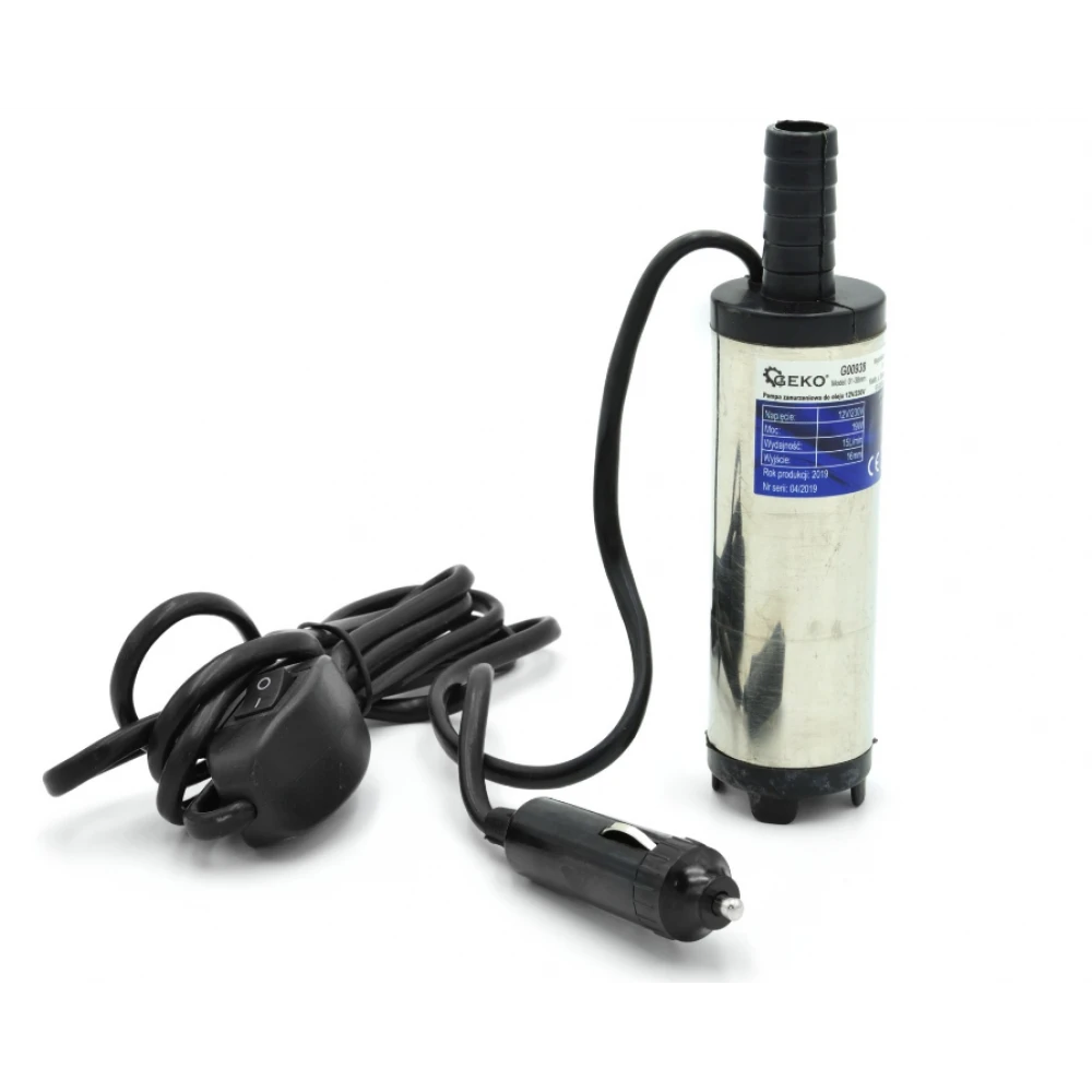 Потопяема маслена помпа 12 V/230 V 38 мм GEKO G00938