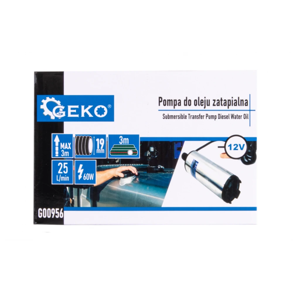 Потопяема маслена помпа, 12V, с 3 м кабел - G00956