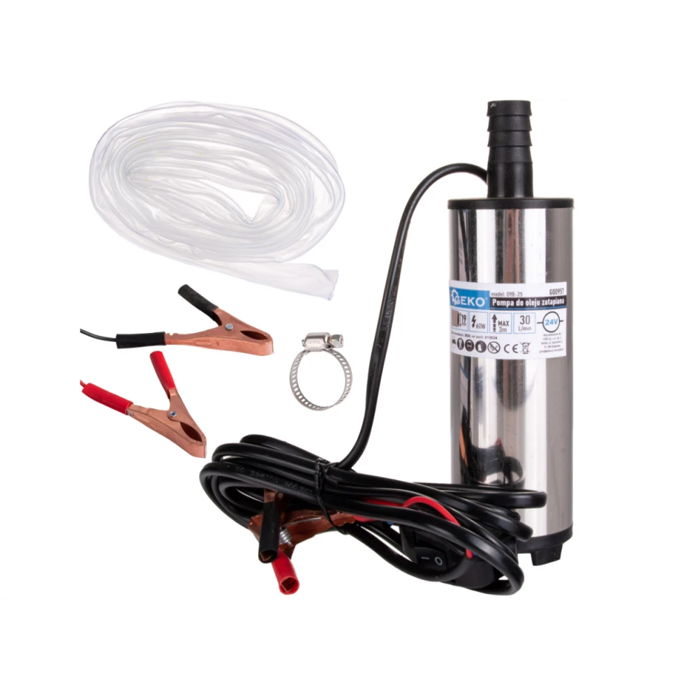 Потопяема маслена помпа, 24V, с 3 м кабел - G00957