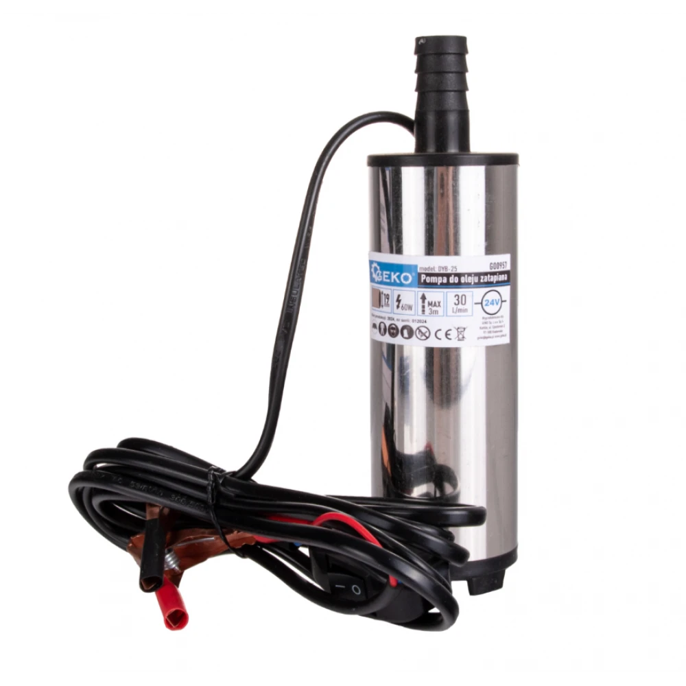 Потопяема маслена помпа, 24V, с 3 м кабел - G00957