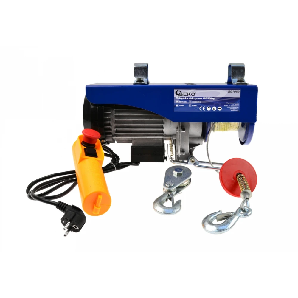 Електрическа лебедка 400/800 кг. GEKO G01089