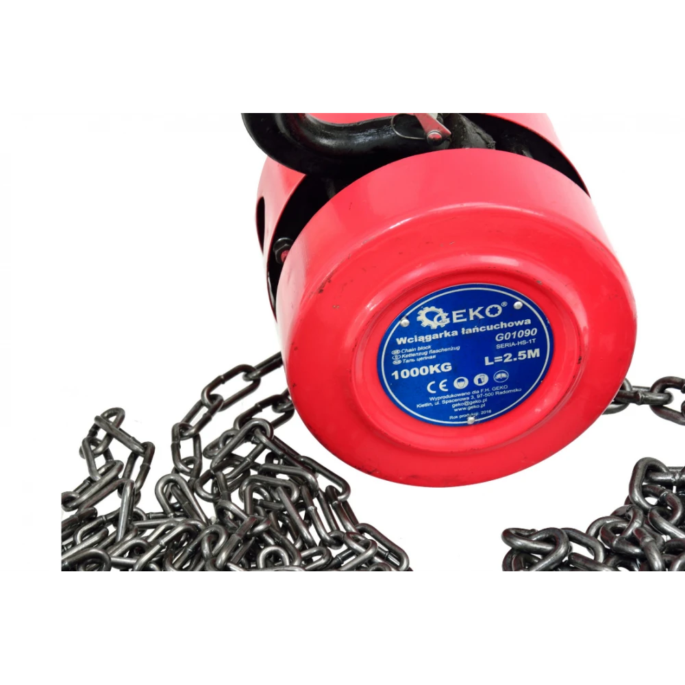 Верижен подемник 1 т x 2.5 м - GEKO G01090
