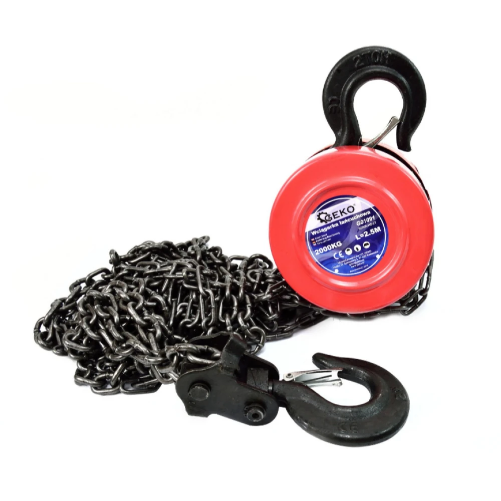 Верижен подемник 2 т x 2.5 м GEKO G01091