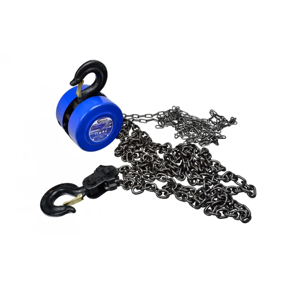 Ръчна верижна лебедка 3 метра 2000 килограма - G01096