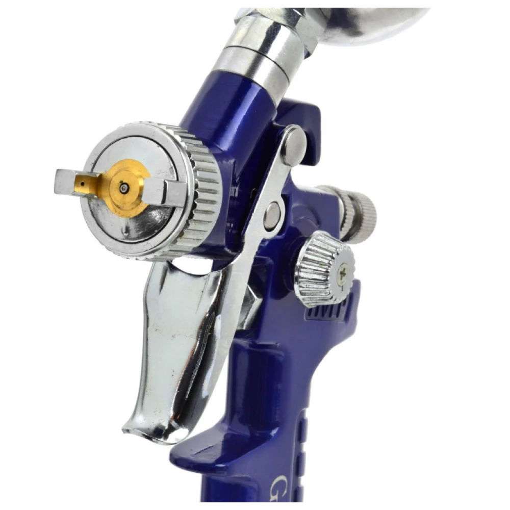 Мини бояджийски пистолет 125 мл 0.8 мм, метал. резервоар - GEKO G01185