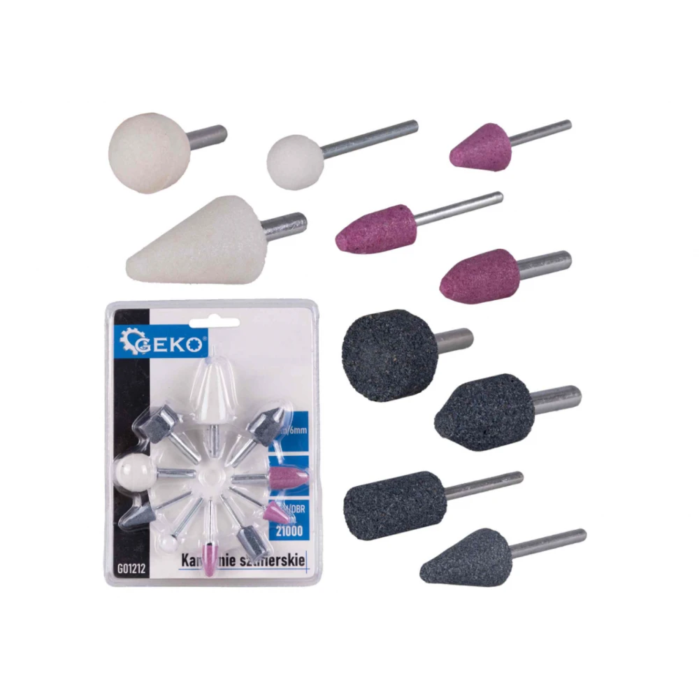 Шлифовъчни камъни 3 мм / 6 мм 10 броя - G01212