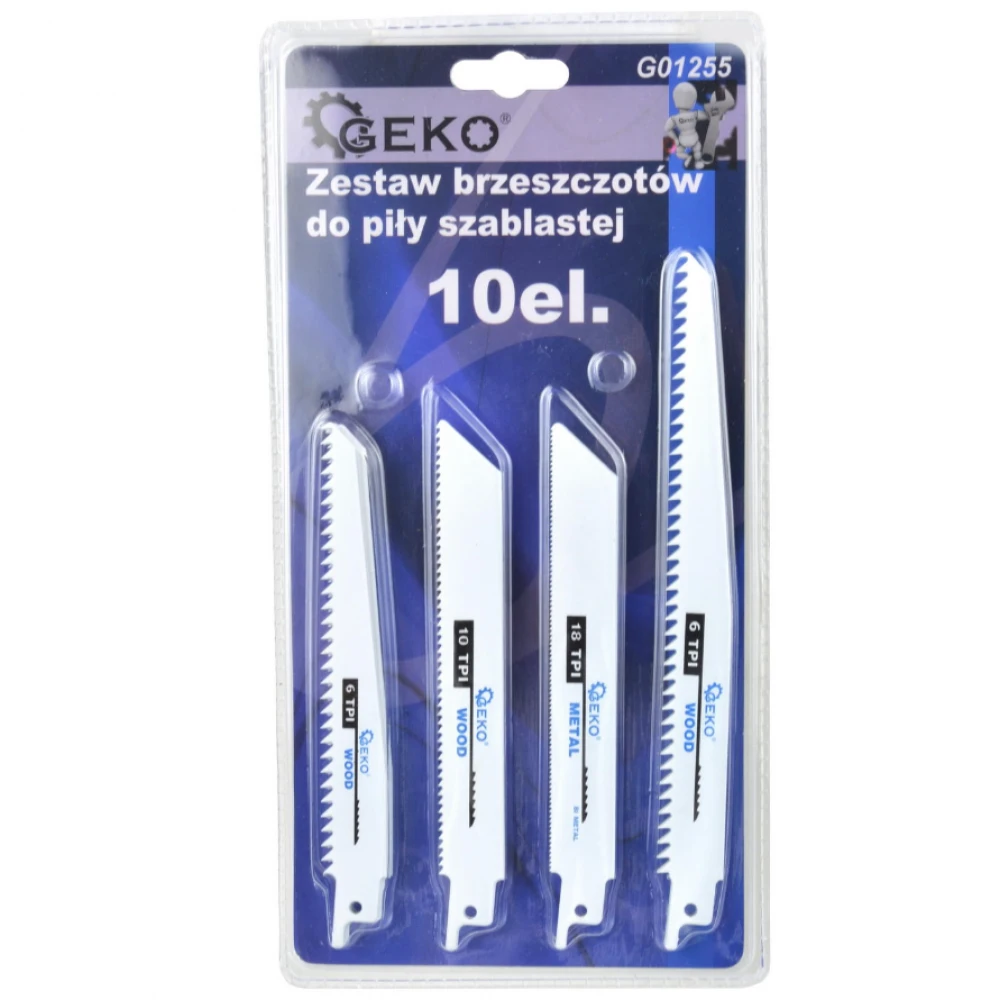 Комплект от 10 ножчета за саблен трион - G01255