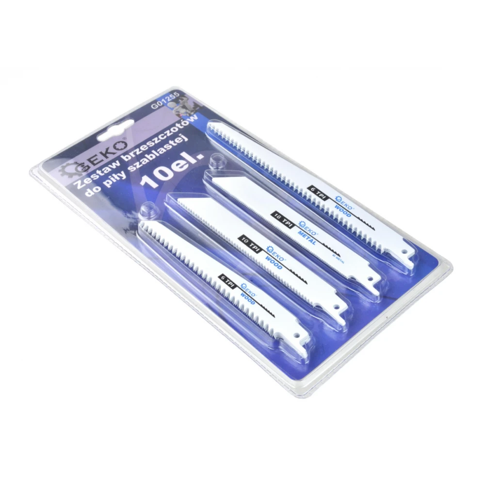 Комплект от 10 ножчета за саблен трион - G01255