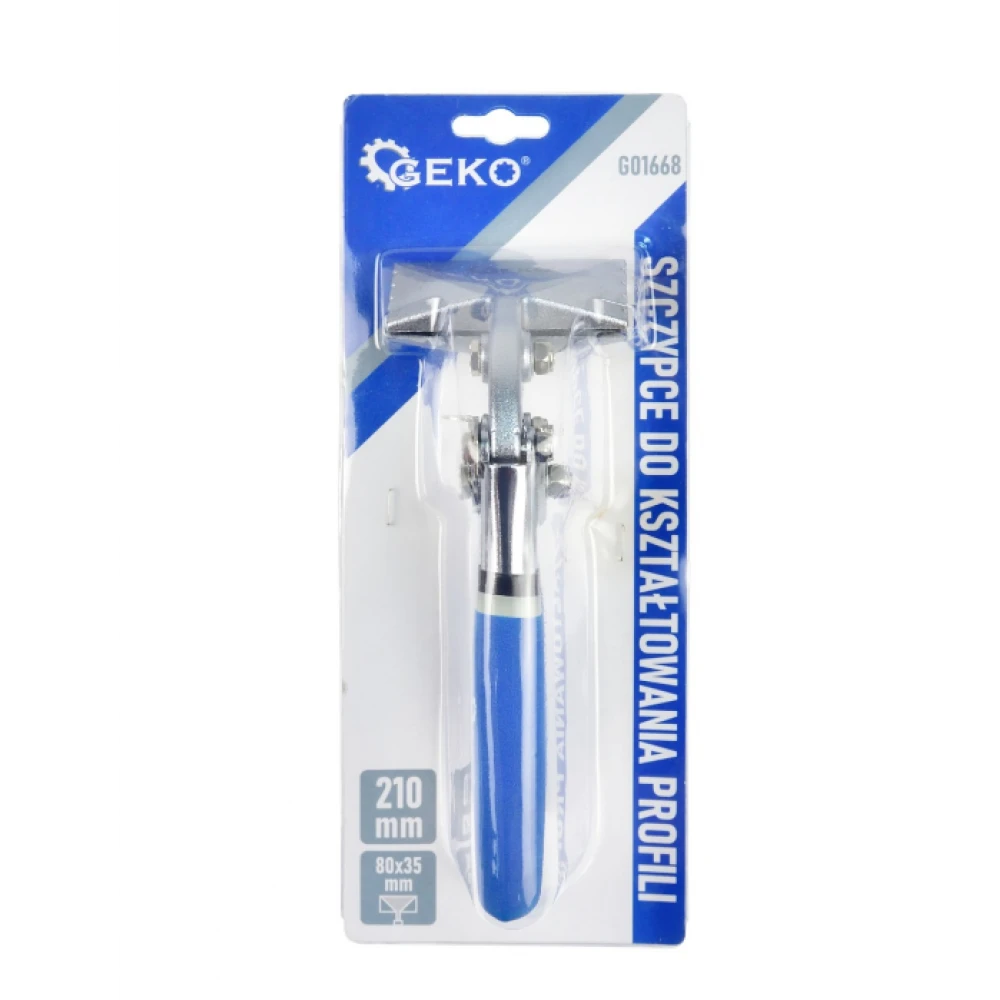 Клещи за оформяне на профили 210 мм (80х35 мм) GEKO G01668