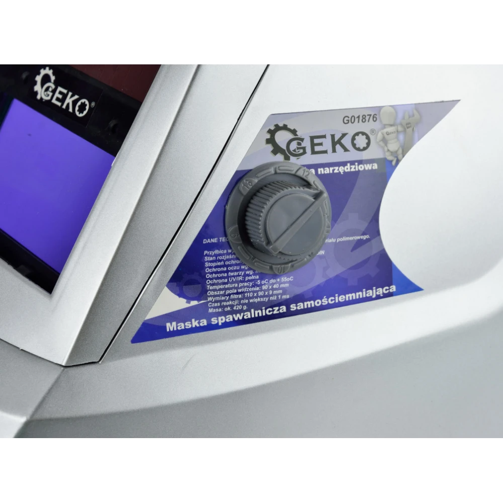 Автозатъмняваща маска за заваряване Profi Grey GEKO G01876