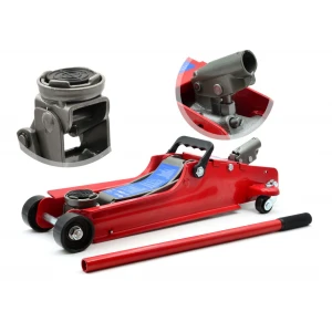 Хидравличен нископрофилен крик 2.5 тона + гума GEKO G02046