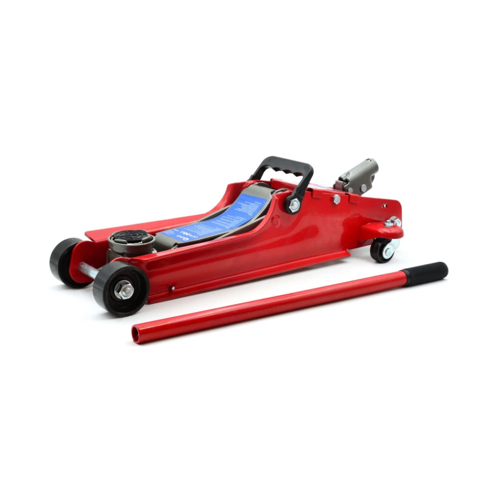 Хидравличен нископрофилен крик 2.5 тона + гума GEKO G02046