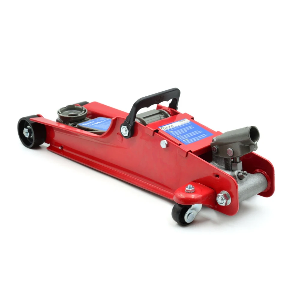 Хидравличен нископрофилен крик 2.5 тона + гума GEKO G02046