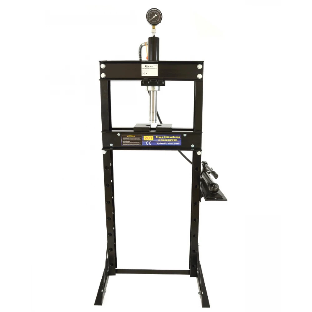 Хидравлична преса GEKO с манометър, налягане - 20 тона G02087