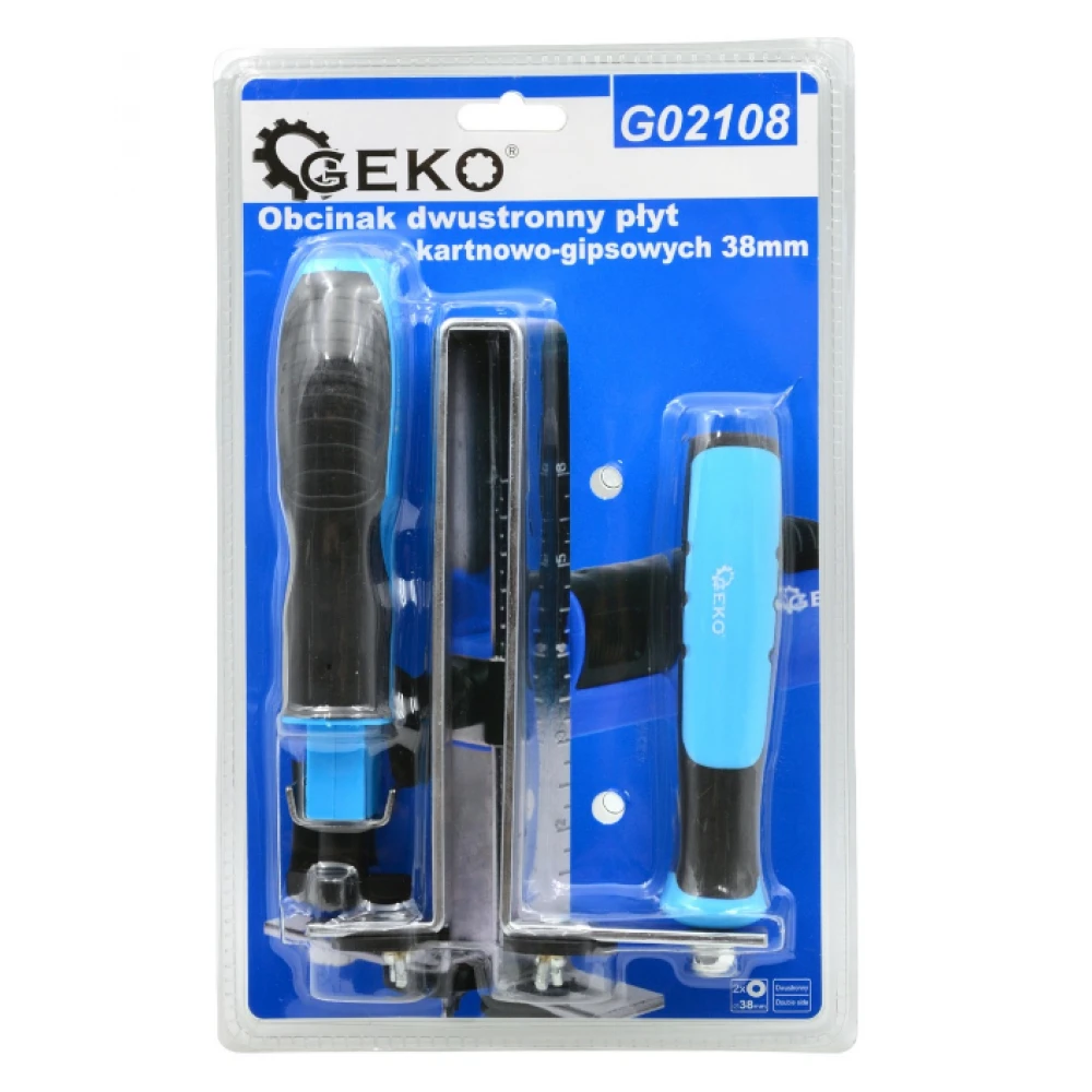 Двустранен нож за гипсокартон 38 мм GEKO G02108
