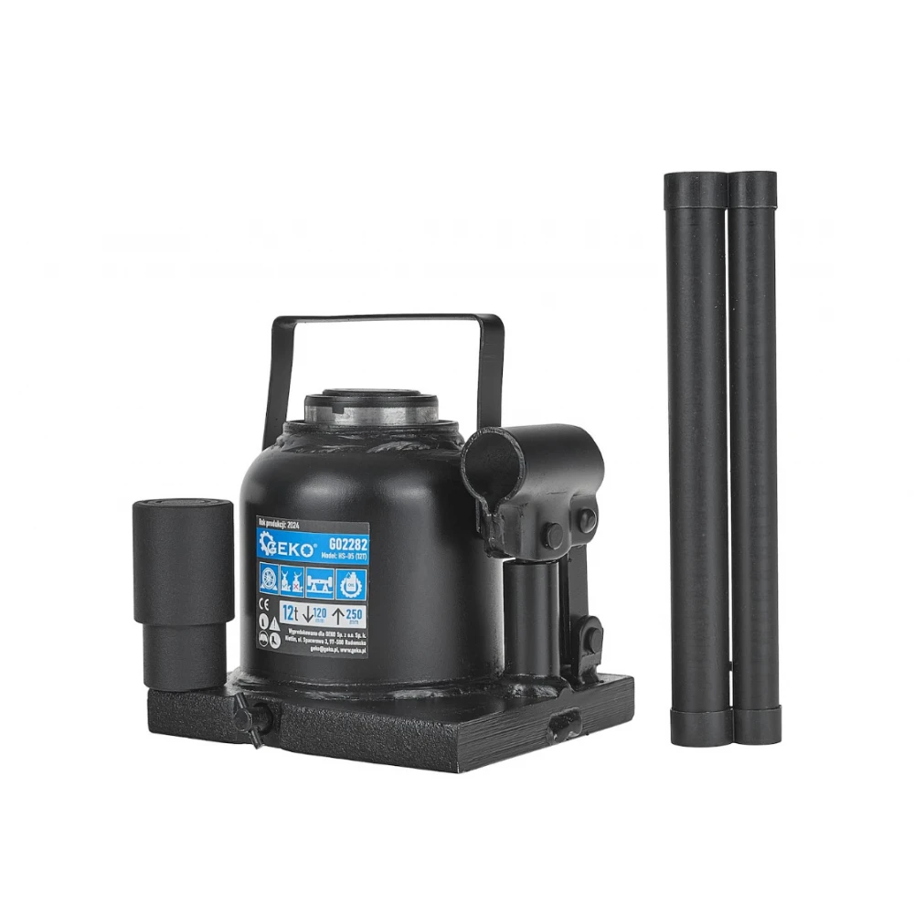 Нископрофилен хидравличен бутилков крик 12 тона - G02282