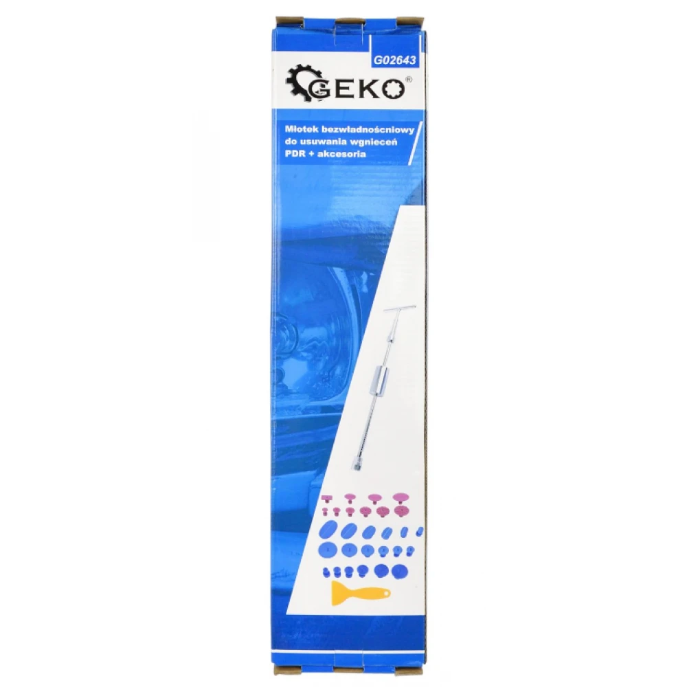Плъзгащ чук за отстраняване на вдлъбнатини PDR + аксесоари GEKO G02643