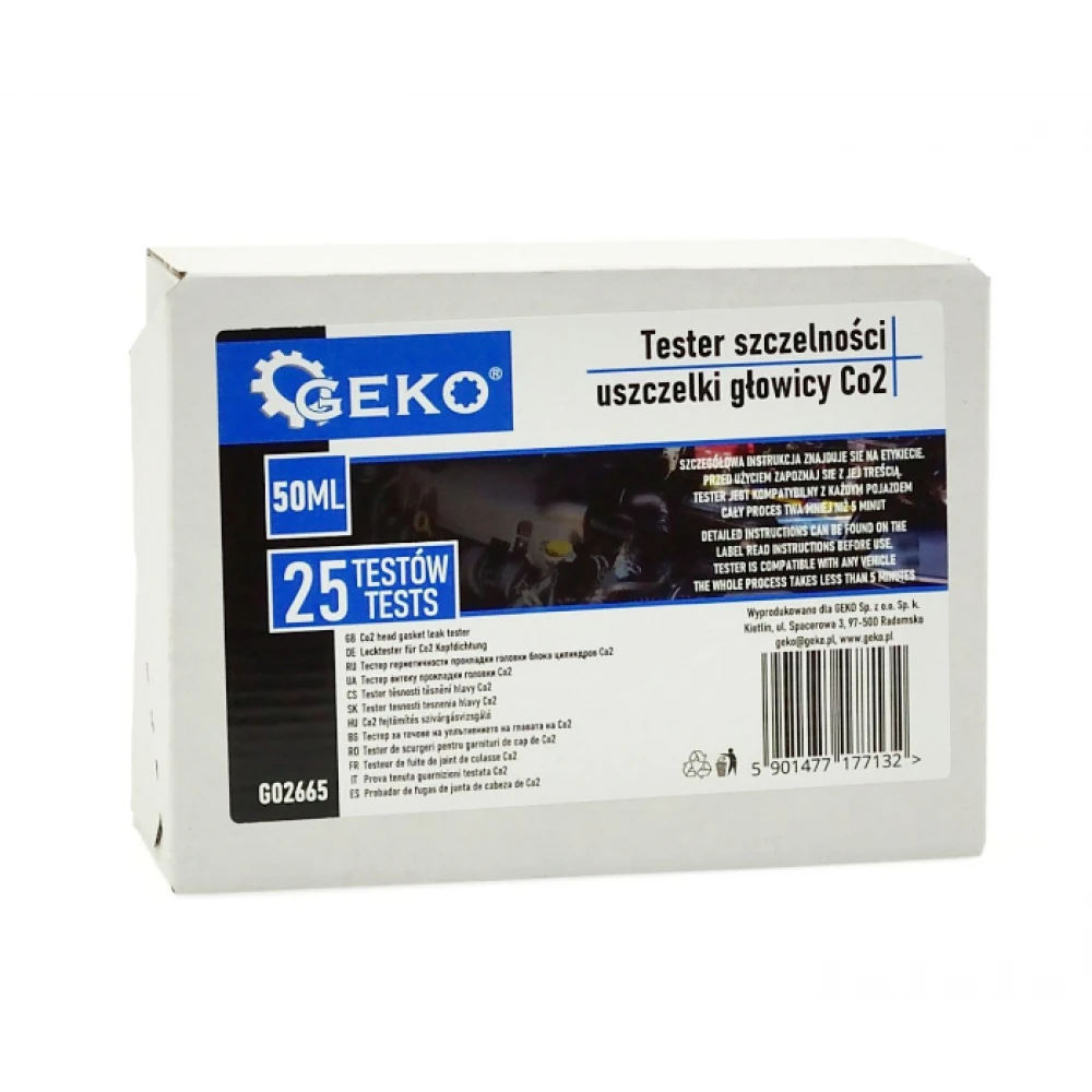 Тестер за течове на уплътнението на главата CO2 25 теста G02665
