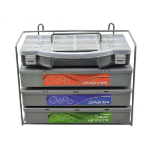 Комплект уплътнители О-пръстени HNBR, SAE, метрични 900 бр. GEKO G02801