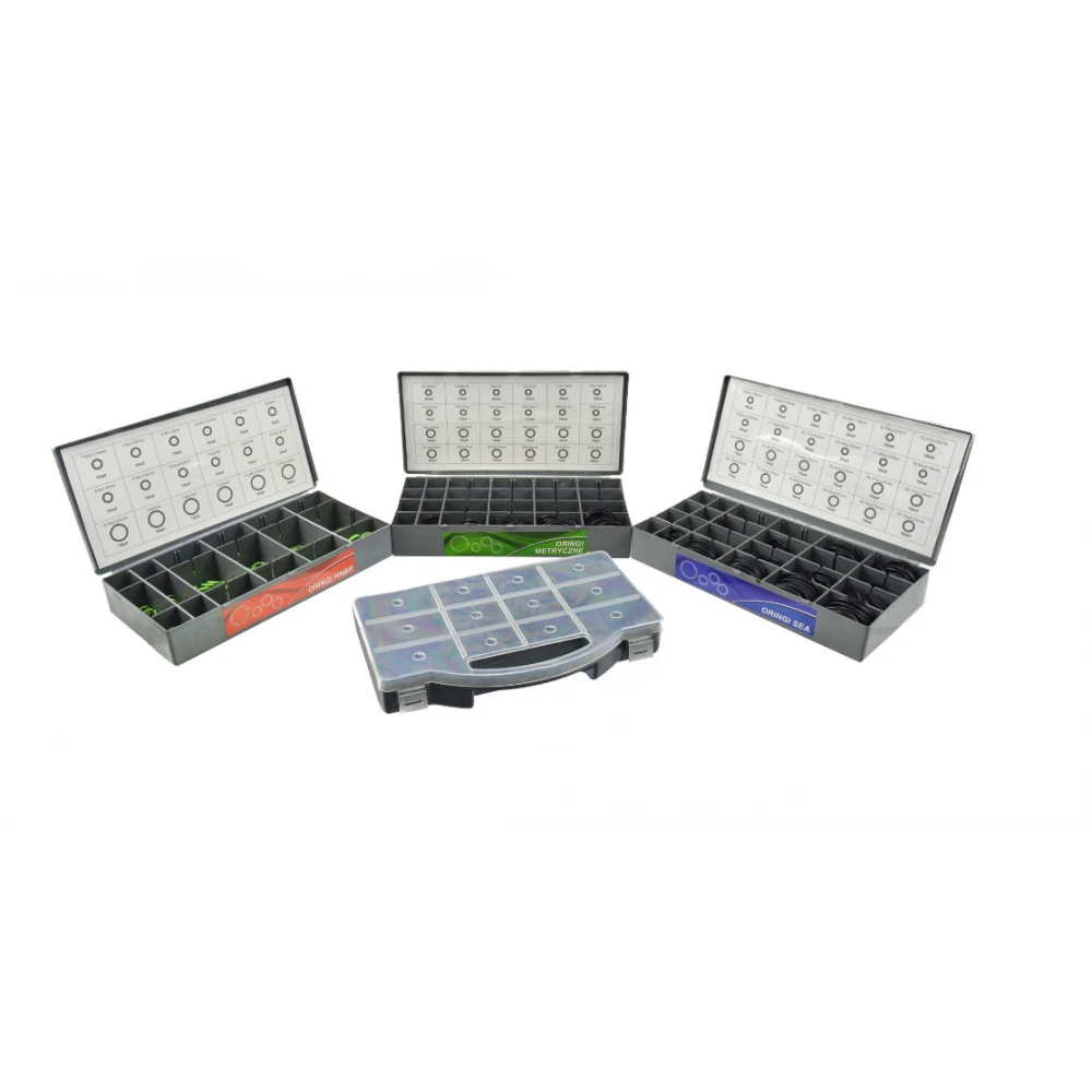 Комплект уплътнители О-пръстени HNBR, SAE, метрични 900 бр. GEKO G02801