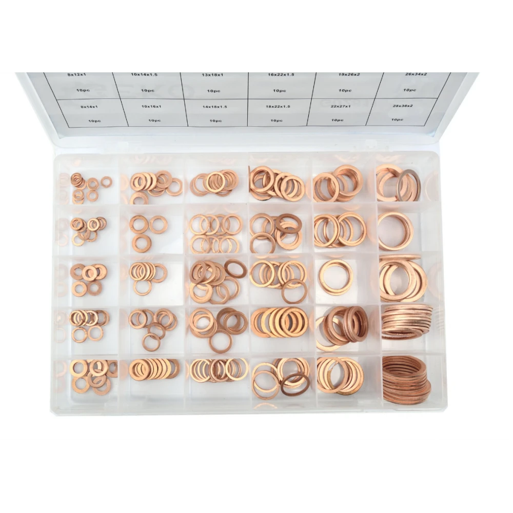 Комплект медни шайби / дифтунги 300 броя - GEKO G02811