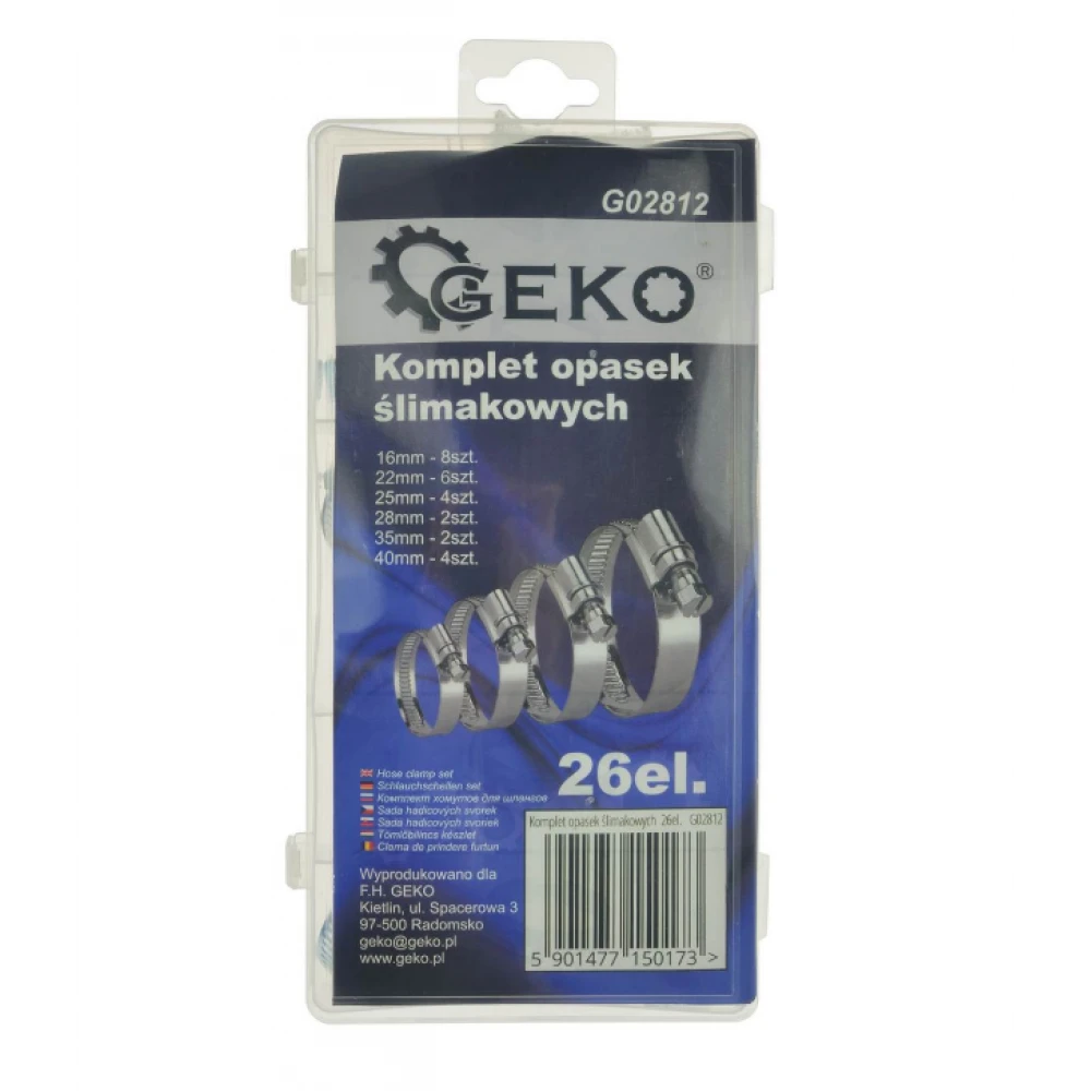Комплект скоби (ленти) за маркуч - GEKO G02812