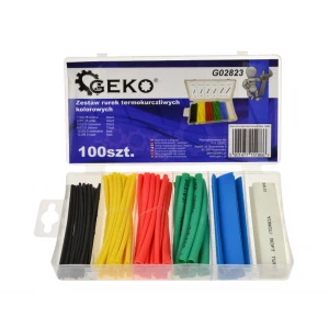 Комплект цветни термосвиваеми тръби 100 бр. GEKO G02823