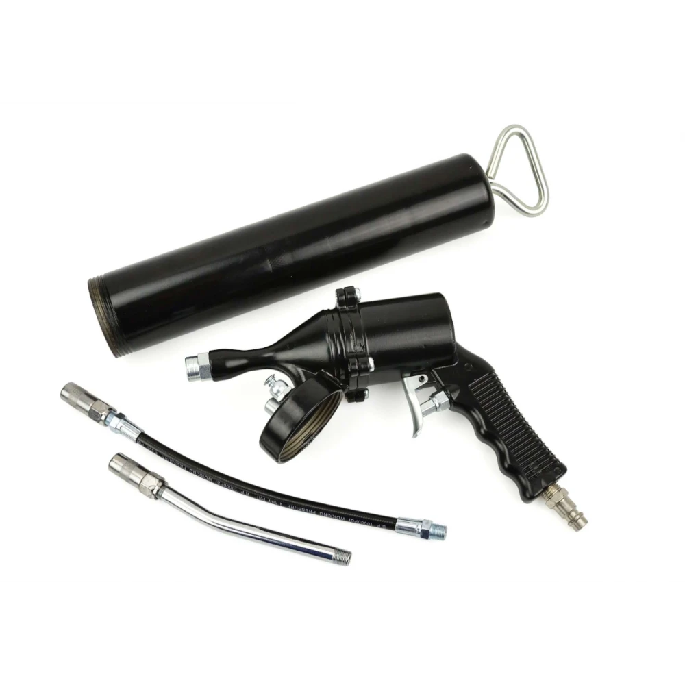 Пневматичен такаламит за гресиране, 400 см³, черен - G02907