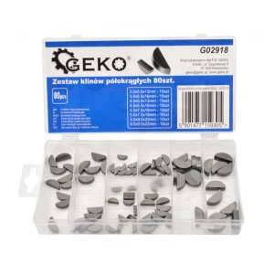 Комплект полукръгли клинове 80 бр. GEKO G02918