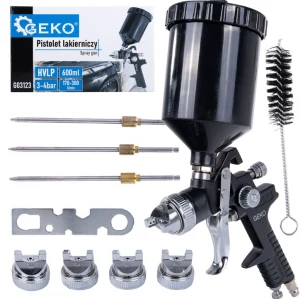 Пистолет за боядисване HVLP с 4 дюзи 1,3-1,4-1,7-2,0мм G03123
