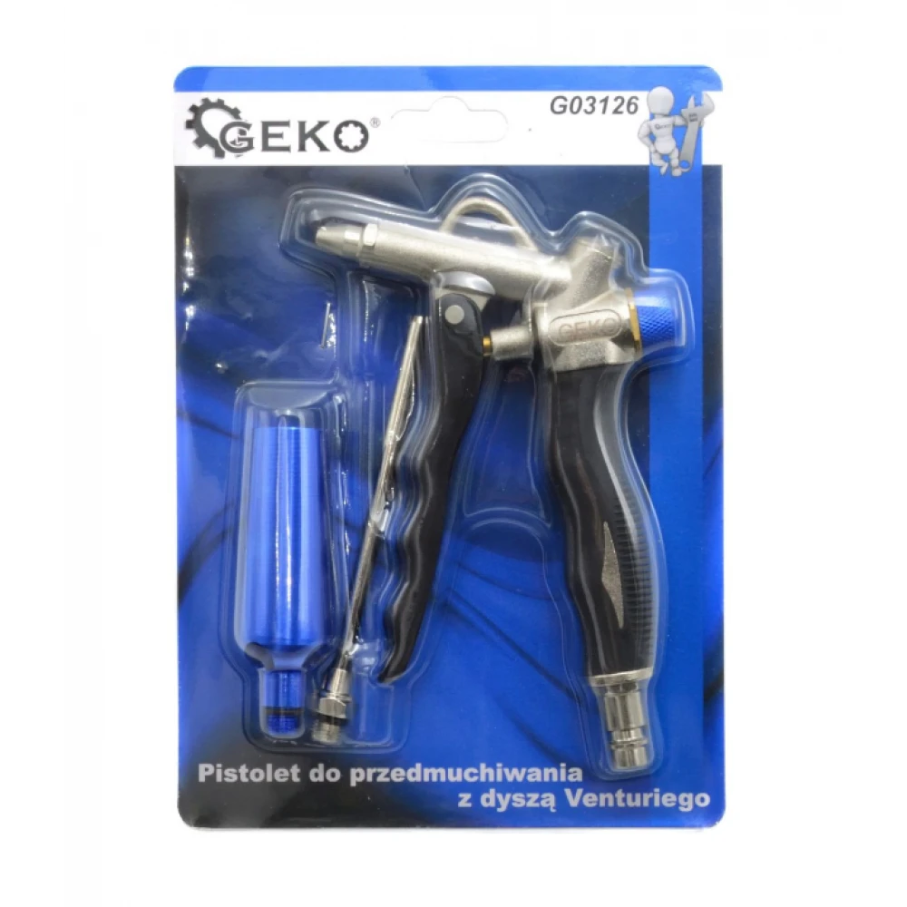 Пневматичен пистолет с дюза вентури GEKO G03126