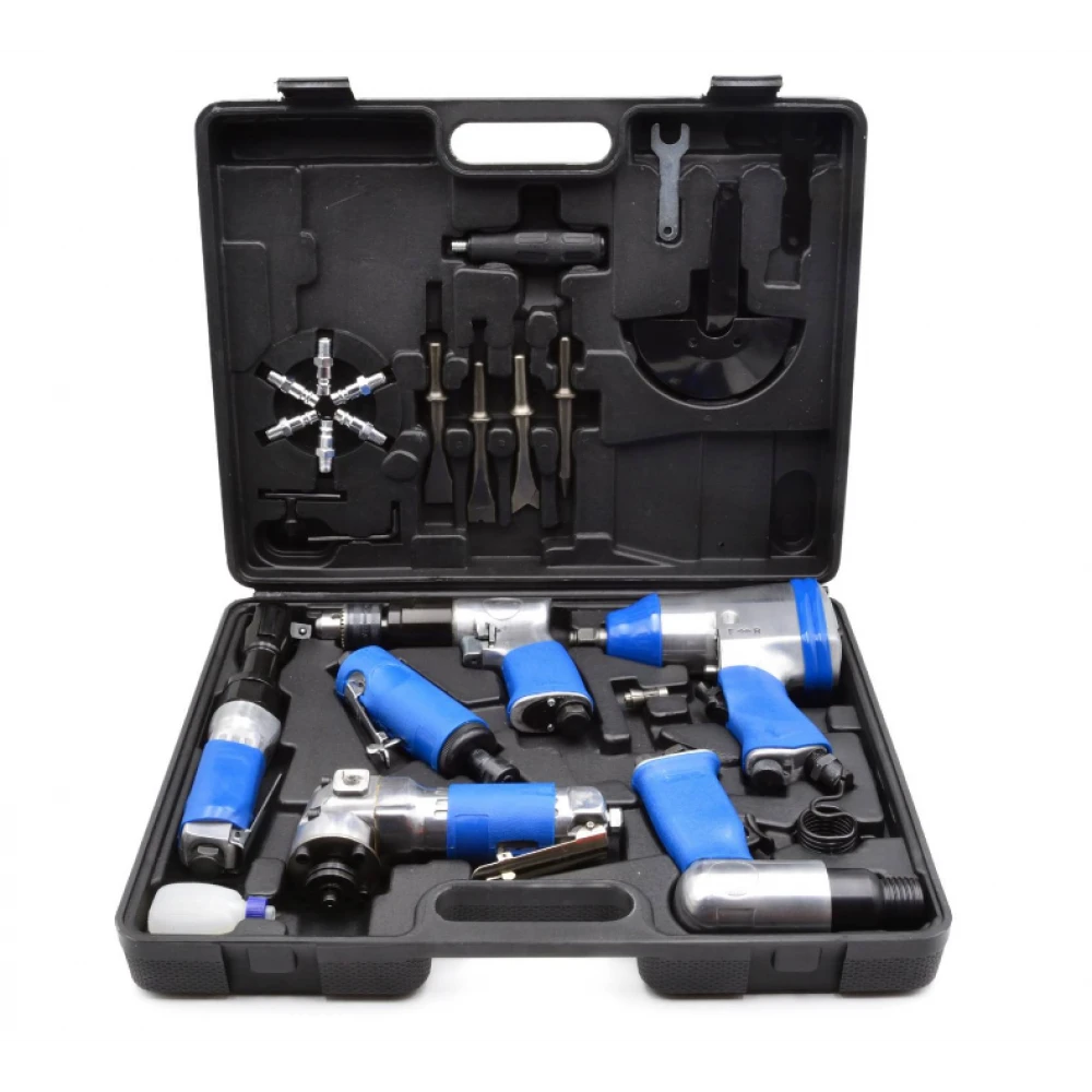 Комплект пневматични инструменти GEKO 24 части в куфар G03178