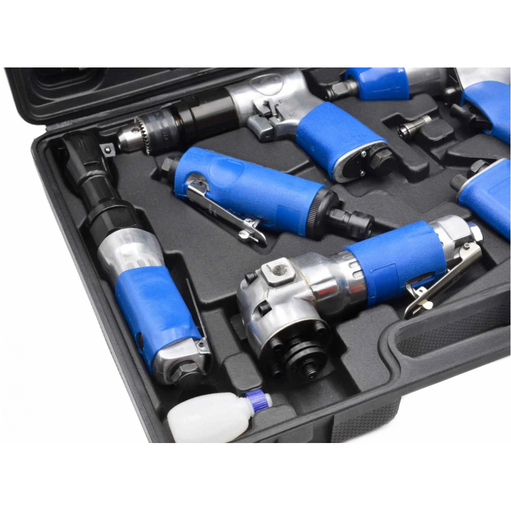 Комплект пневматични инструменти GEKO 24 части в куфар G03178