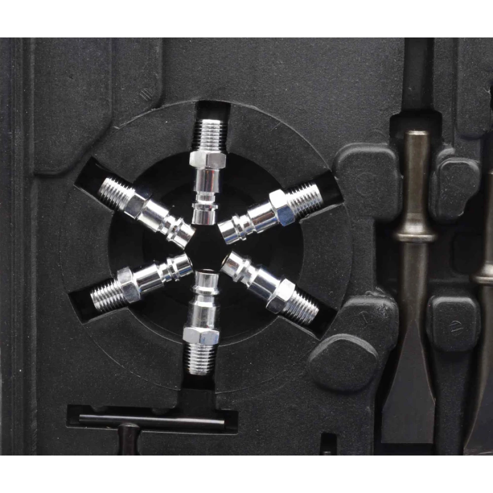 Комплект пневматични инструменти GEKO 24 части в куфар G03178