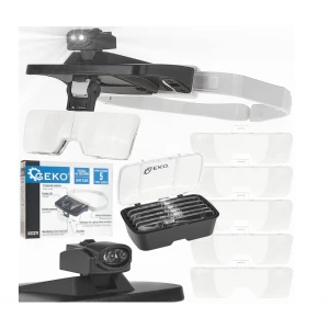 Лупа за глава тип челник с LED светлина - G03219