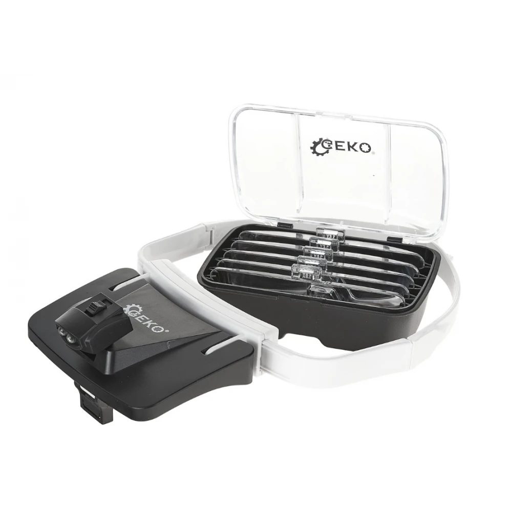 Лупа за глава тип челник с LED светлина - G03219