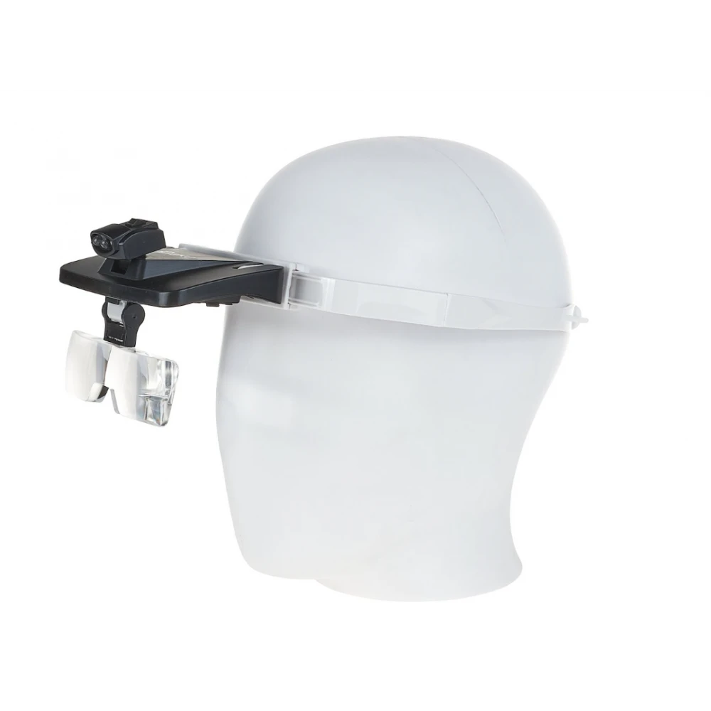 Лупа за глава тип челник с LED светлина - G03219