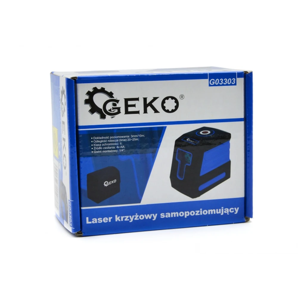 Самонивелиращ се лазер с кръстосани линии GEKO G03303
